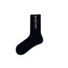 Women's Trendy Five-pointed Star Metal Zipper Mid-calf Socks Solid Color, Individual and Fashionable Pile Socks