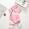 New Summer Baby Girls Clothes Suit Children Sleepwear Shirt Shorts 2Pcs/Sets Kids Boys Pajamas Toddler Costume Infant Tracksuits