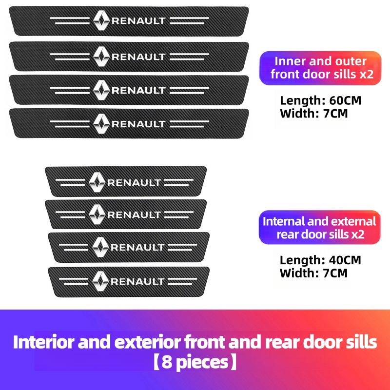 

Interior Stickers Carbon Fiber Car Door Threshold Protective Sticker For Renault Grand Scenic 4 XMOD Megane Clio 4 Laguna 2 3 Co