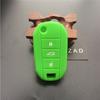 ZAD 3 Button Silicone Flip Remote Key Case Fob Cover Holder for Citroen C4 CACTUS C5 C3 C4L elysee key shell case
