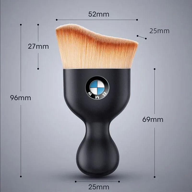 1Pcs Car Emblem Cleaning Soft Brush Dust Remover Tool For BMW Performance E39 E90 E36 E46 G22 F25 F20 F15 F40 F36 G30 G20 G05