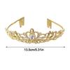 New Silver Color Bridal Tiara Rhinestone Sparkling Wedding Hair Accessories Hair Crown Bridal