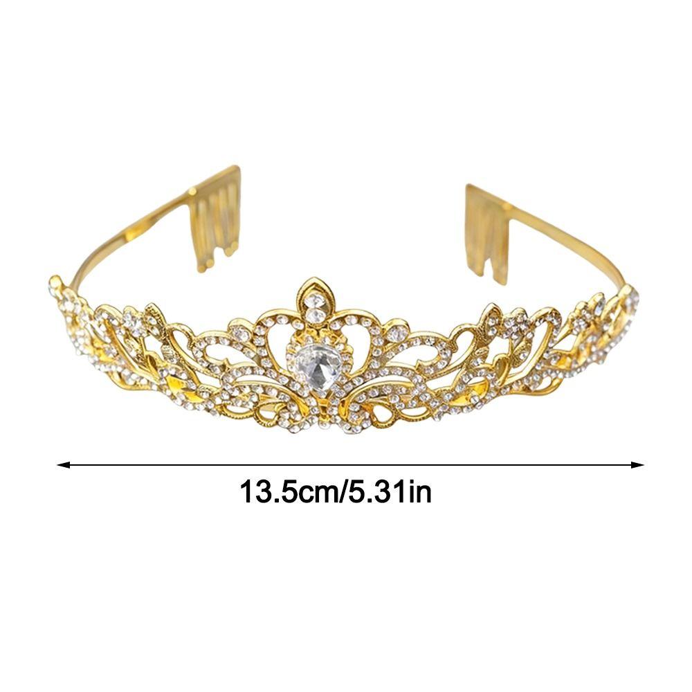 New Silver Color Bridal Tiara Rhinestone Sparkling Wedding Hair Accessories Hair Crown Bridal