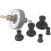 Valve Lapping Tool Kit, Valve Lapping Attachment Tool for Drill Small Engine Valve Lapper Kit with 5 Suction Plates