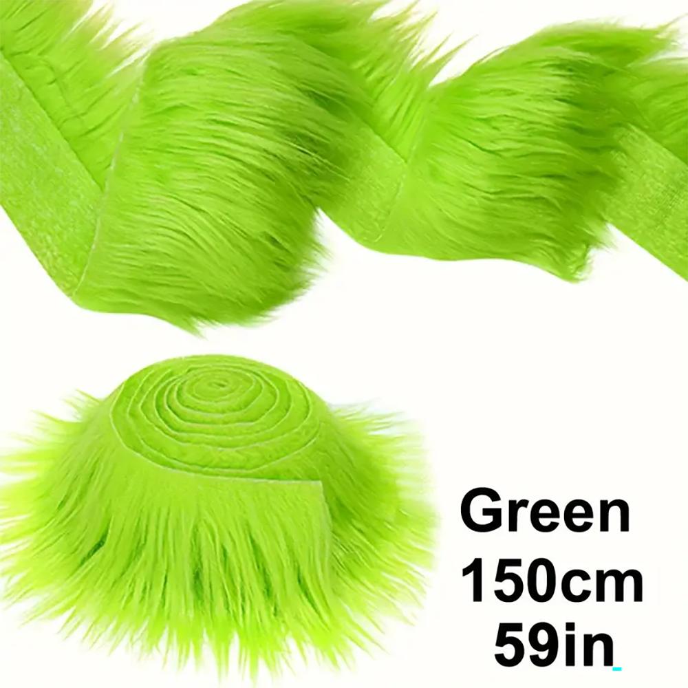 1 buc Kit Pâslă din Material Blană Faux Lavabil pentru DIY Cosplay & Material Ornament Pom de Crăciun, Piele Artificială pentru Artizanat, Cusut