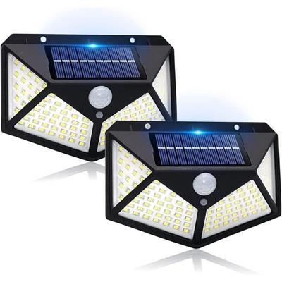Solarlampe - CHICHENG - Modell n1501 - 100 LED - Bewegungsmelder - Wasserdicht IP65