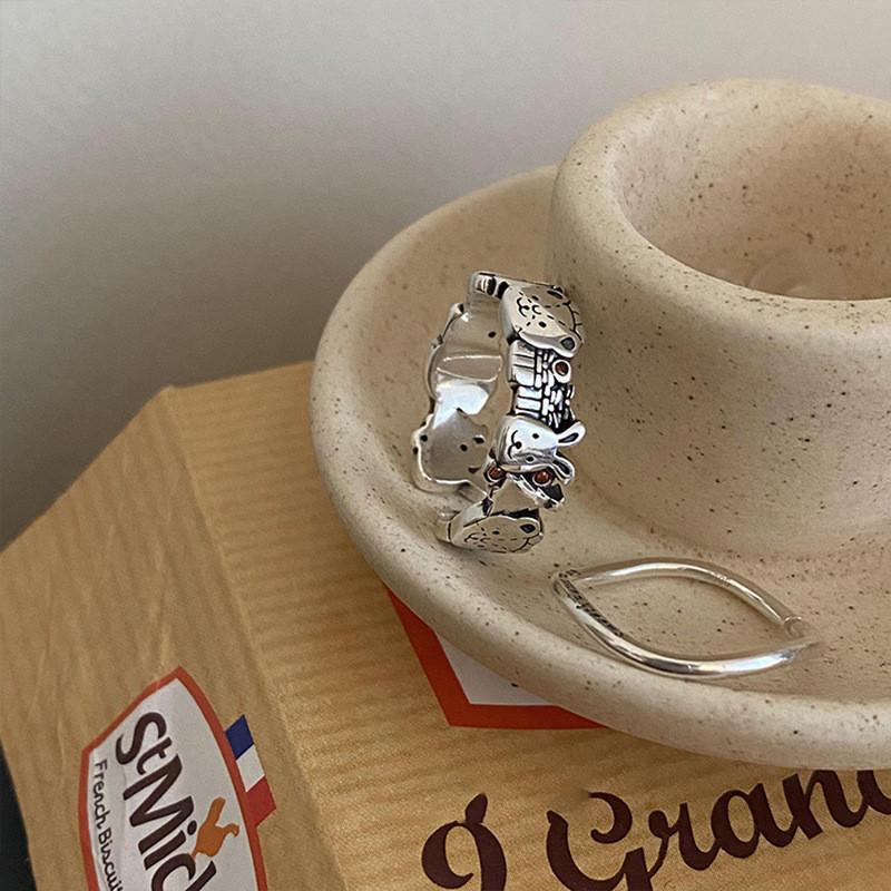 Cartoon Eyecatching Animal Ring For Women Stylish Ins Fashion Jewelry For Fall 2022