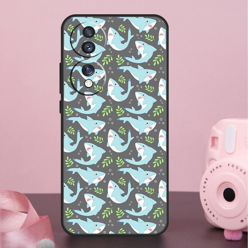 Whale Sharks Case For Honor 200 400 Pro 50 70 90 X9a X9b X9c X9d X8b X8c Win Magic 7 Lite 5 6 8 Pro Cover