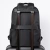 Genuine Leather Men's Business Fashion Casual Computer Backpack Simple Multi-layer Men's Bag