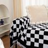 Chessboard Grid Sofa Cover Anti-Scratching Simple Four Seasons Universal Sofa Cover Towel Full Wrapping Blanket Seat Cushion