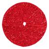Red Tree Skirts W/ Small Sequin Sparkling Sequin Tree Skirt Small Tree Skirt for Home Party Holiday Indoor Outdoor Decorations