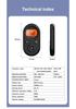 Portable Rechargeable FM/AM Mini Radio with Earphones - Pocket-Sized for Seniors, Meetings, or Running