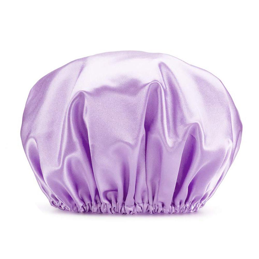 Eva Shower Cap Solid Color Shower Cap Elastic Shower Cap