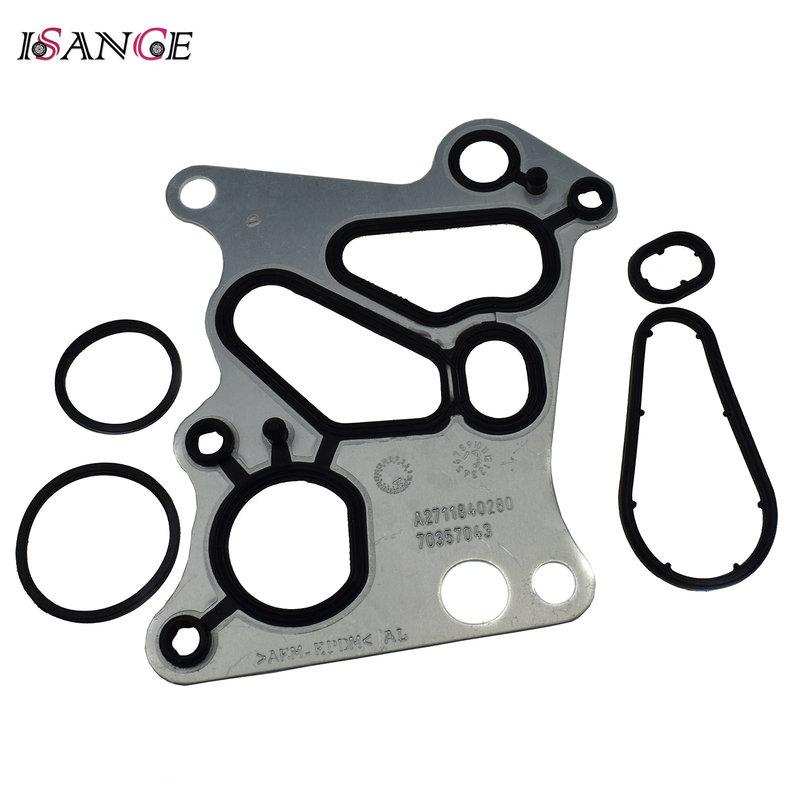 Oil Filter Housing Gasket Seal 2711840280 2711840380 2711801410 For Mercedes-Benz W204 R172 C250 SLK250 1.8L 2012 2013 2014 2015