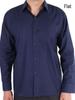Men's Summer Loose Cotton Shirt for Middle-aged and Elderly