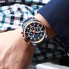 Curren 8361 Waterproof Quartz Men's Multi-Function Watch with Six-Hand Calendar