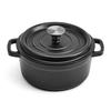 Wang Genji Cast Iron Enamel with Induction Gas Large Oven Home Cooking Pot Pot, Waterless, 22cm, Handles, Cooking, Cooking, Capacity, Durable, Safe,