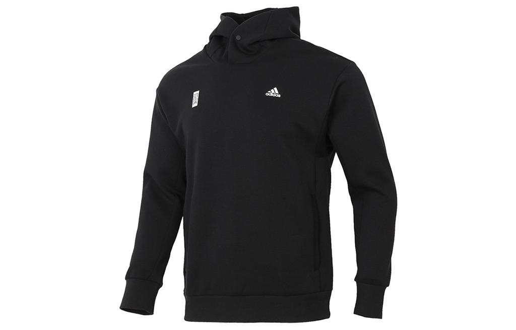 Adidas Sweatshirts Men's Black Hooded Moderate Regular GP0912