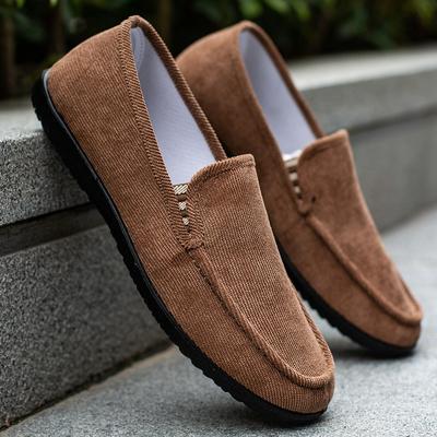 Men Loafers Shoes Brand Fashion Soft Man Moccasins Loafers Canvas Slip-On Casual Shoes Men Outdoor Walking Men Footwear