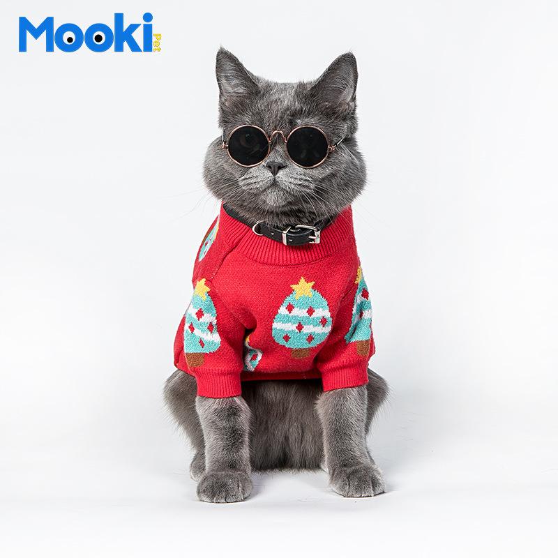 

MOOKIPET костюм для собаки, новая одежда, свитер для кошки, свитер для Тедди Шнауцера, костюм для собаки, Рождественская одежда, новая