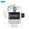 PATIKIL Clicker 12 Mechanical Handheld Tally Click Pitch Counter for and White Counter, 4-Digit Coaching, Knitting, Golf, Laptops, Fishing,
