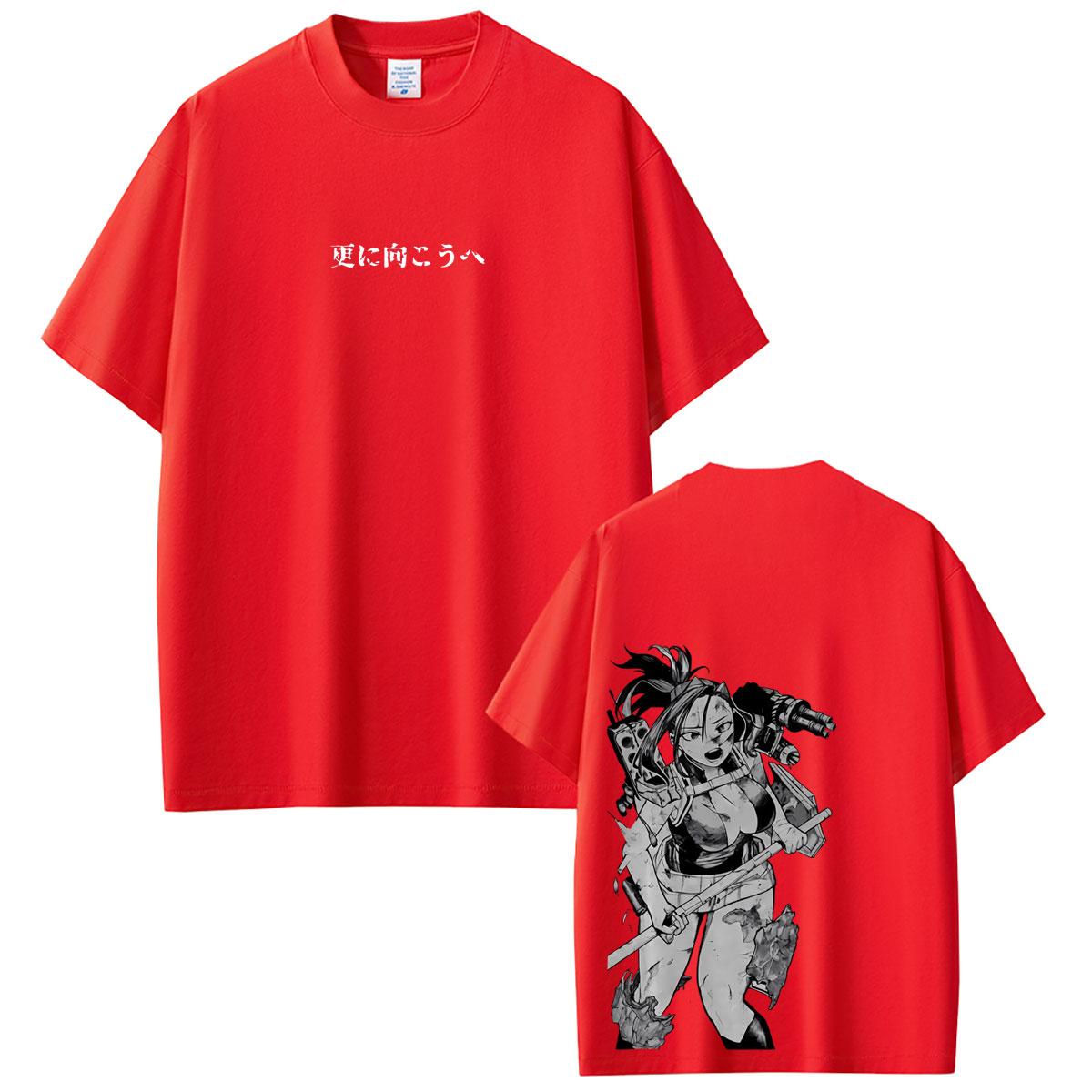 Hot Sale Anime My Hero Academia Yaoyorozu Momo Merch T-shirt Unisex Women Cartoon Funny Tshirt Unisex Fashion Oversized T Shirts S