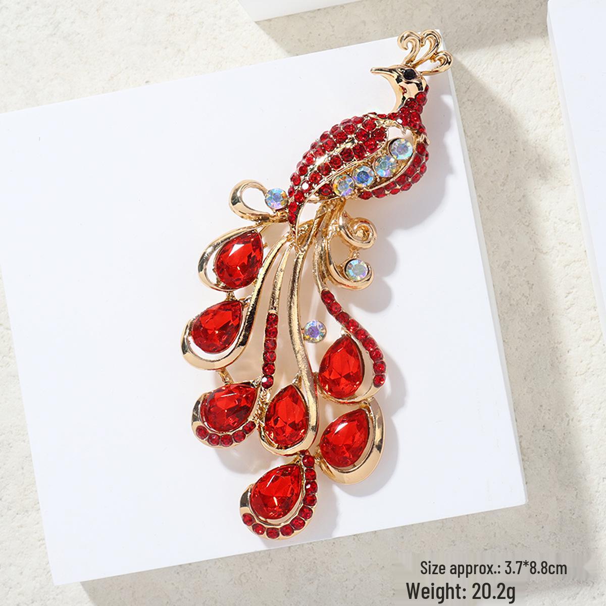 

Брошь Феникс Павлин Сова: Элегантная женская булавка-корсаж