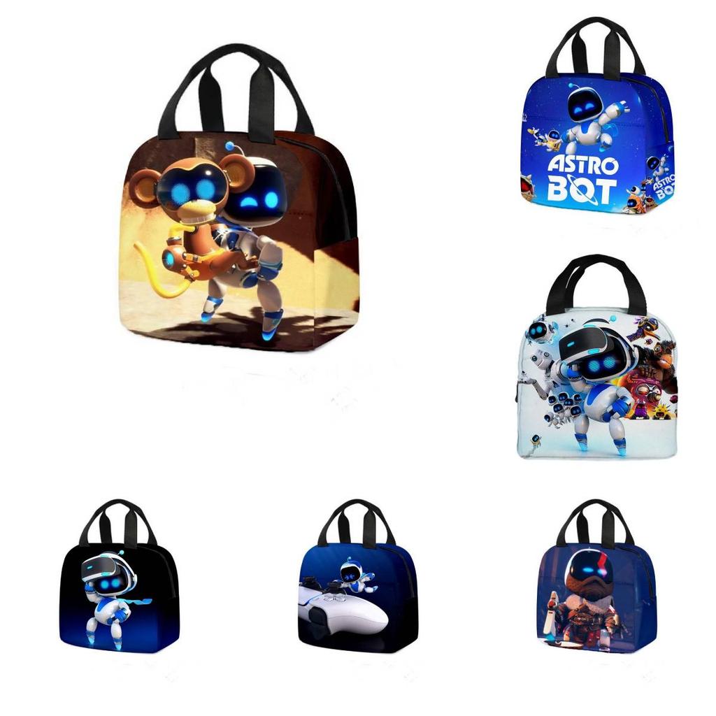 3d Universe Robot Astro Bot Handbag Insulated Bag Cooler Capacity Bags Lunch