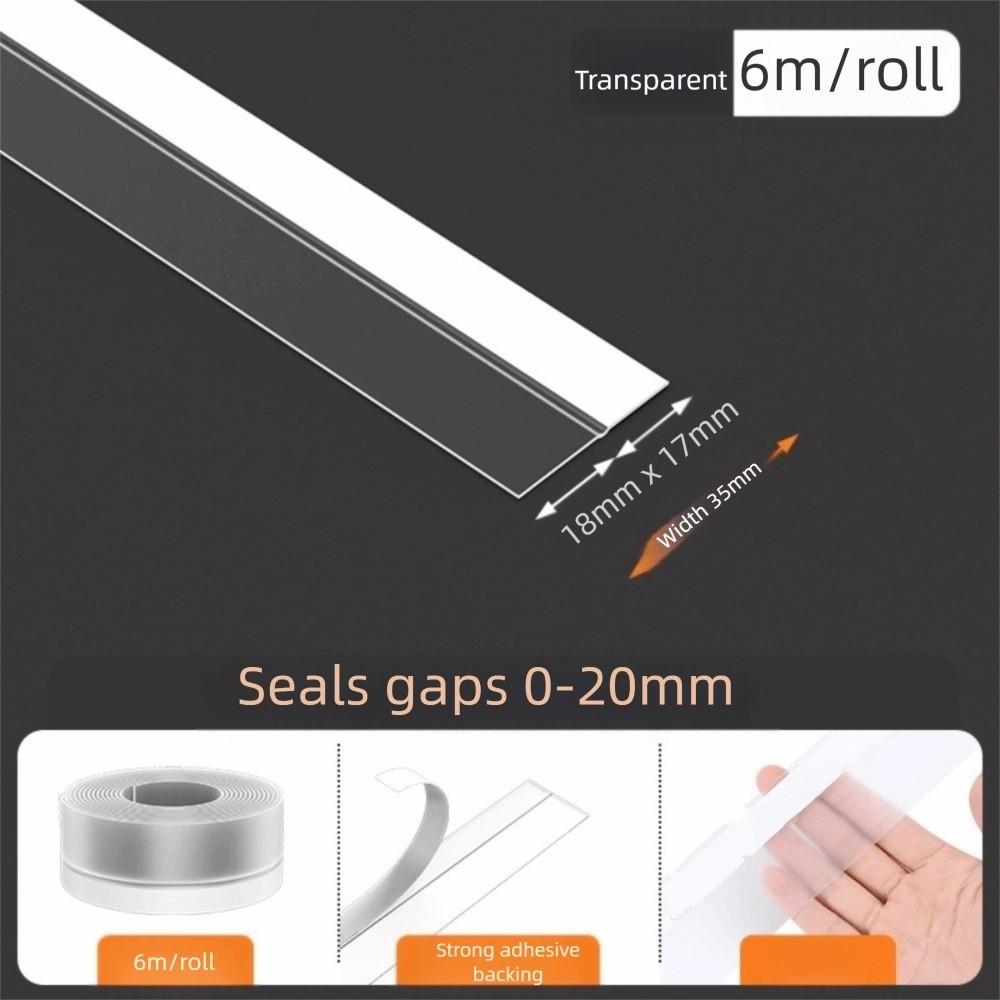 Vodotěsná Zátka proti zpětnému toku Vody do Okna Vodotěsná Lišta Gumová Okenní Hrana Vodotěsná Těsnící Páska Těsnící Funkce