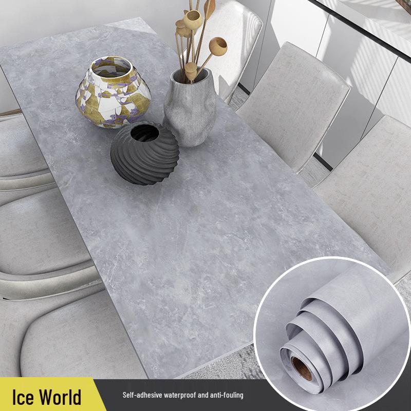 3D Marble Wall Sticker: Self-Adhesive, Oil-Proof, Thickened Decor for Bathroom, Kitchen, Wardrobe