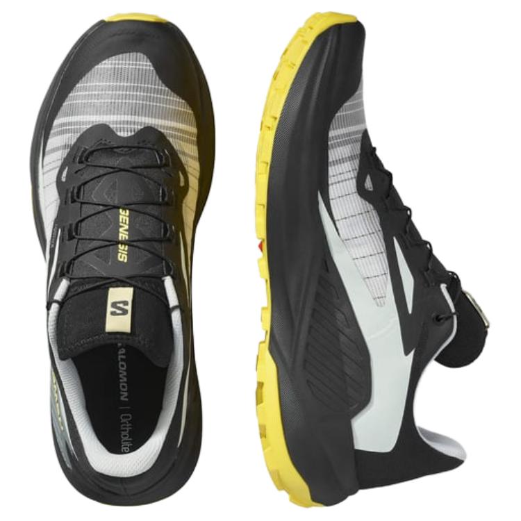 Salomon Genesis Comfortable Versatile Casual Running Shoes Men Sneakers Black Gray 479781