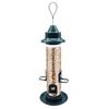Hanging Bird Feeder 4 Ports Bird Feeders Plastic Tube Bird Feeding Station Bird Feeders for