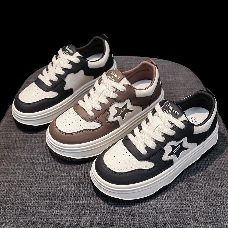 Panda 22 spring and autumn new sports heightening board shoes casual sports dad shoes