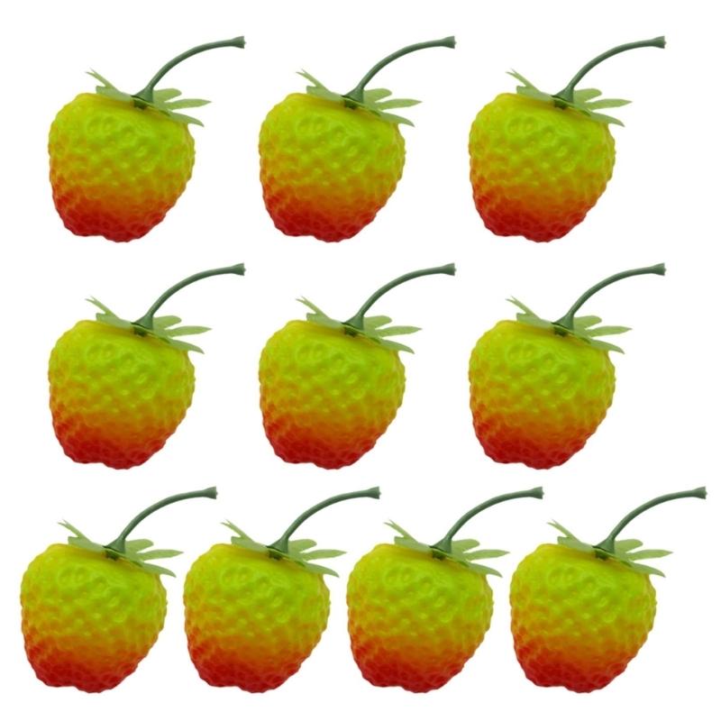 Simulations Strawberries Wall Lifelikes Strawberries Model Decorate Fake Restaurant 1
