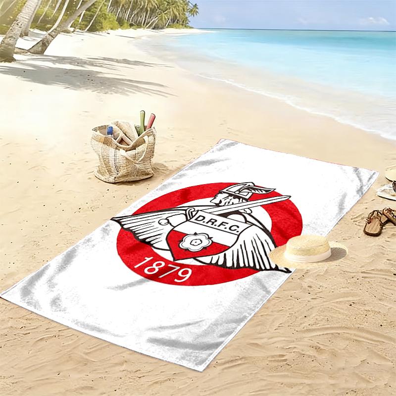 Doncaster Rovers Football Club Print Beach Towel Large Soft Quick Dry Towel For Beach Camping Swimming