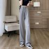2025 Women's High-Waisted White Ice Silk Wide-Leg Summer Casual Pants