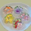 Colored Cat Paw Sequins Maltose Pinch Toy Soft TPR Anti-stress Stress Relief Slow Rebound Elastic Squeezing Stress Relief