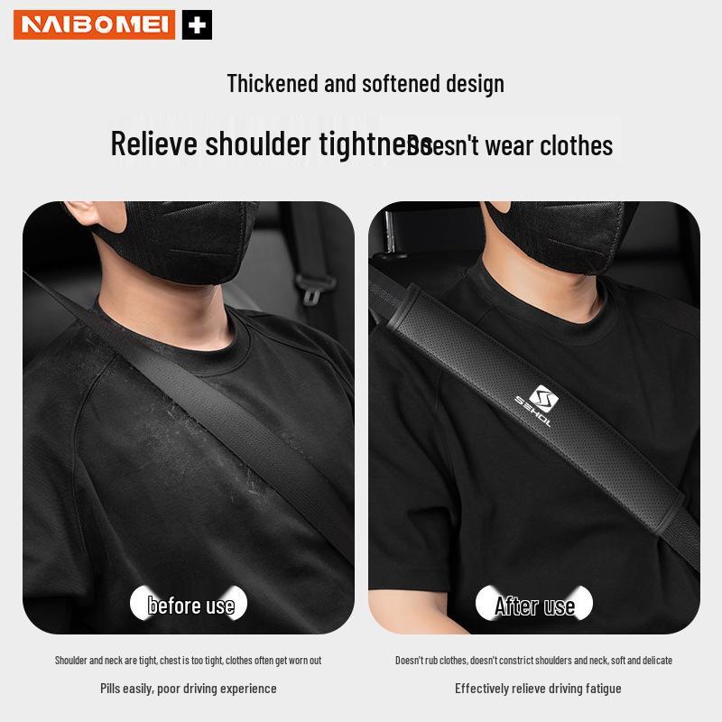 JAC Sehol A5/E10X/E20X/E40X/E50A Seat Belt Shoulder Pad Protector - Interior Accessory.
