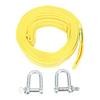5m Sleepkabel Dubbele Laag Verdikking Multifunctionele Nylon Sleepriem met Haak voor Sleepvoertuig Redding