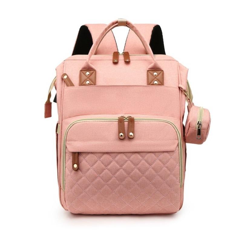 1pcs Large Capacity Mommy Bag Multi Functional Portable Mom Storage Backpack Multi Layer Mother Baby Bags Bottle Aluminum Foil Insulated Pocket