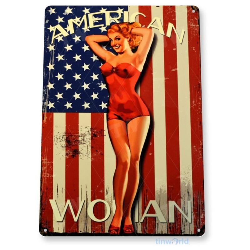 

Vintage Style Metal Decorative Painting for Bars Cafes Garages