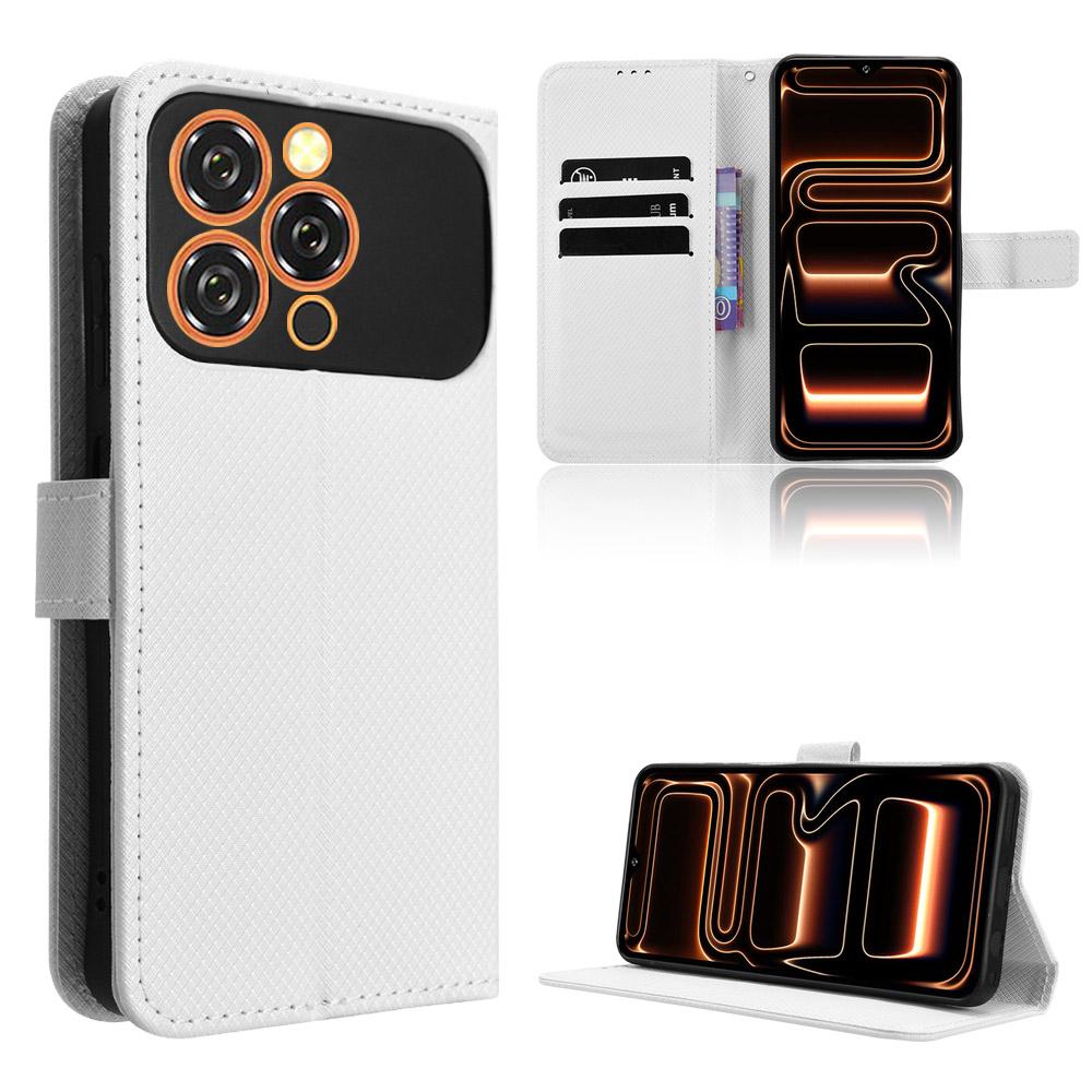 Flip Cover Compatible for Oukitel C17 Leather Case [Flip Vintage Leather] Shockproof Durable Retro Phone Case