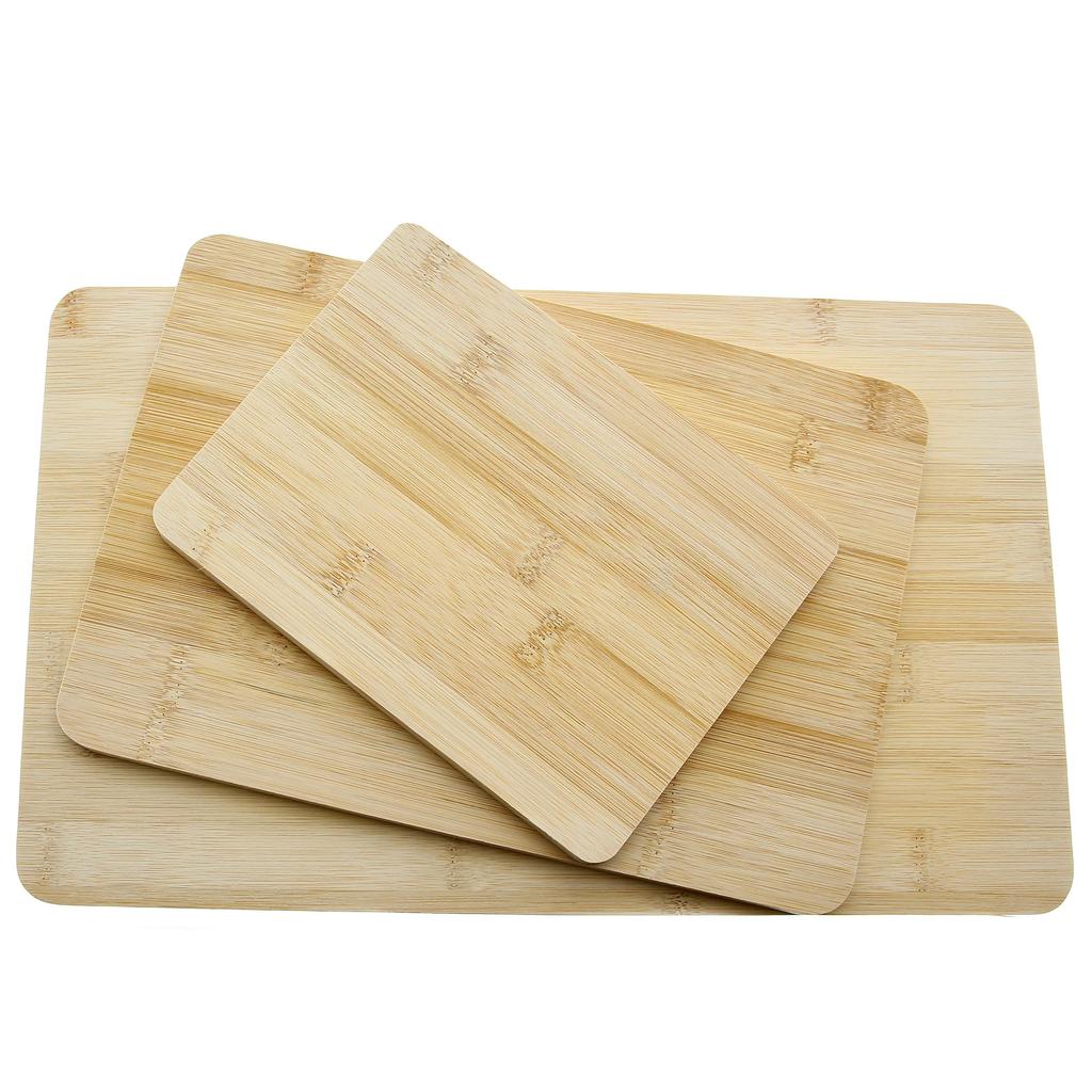 WOODEN BAMBOO CUTTING BOARDS SET OF 3