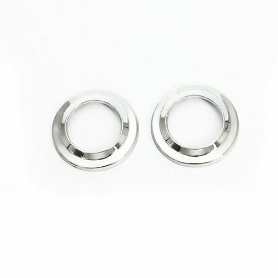 Car A-Pillar Speaker Trim Cover Decor Ring For Jeep Wrangler JK 2008-2014 Chrome