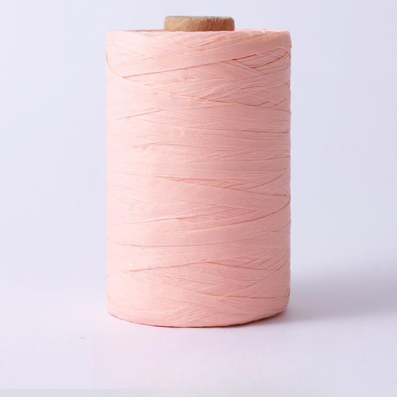 280-300M Natural Paper Raffia Yarn for Hand Knitting Crochet Straw Sandals Summer Hats DIY Hook Bags Cotton Grass Thread