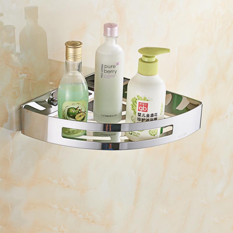 Black Bathroom Shelf Without Drilling Makeup Organizer Mental Corner Shelf Shampoo Storage Shelf Shower Wall Rack Bathroom 9249