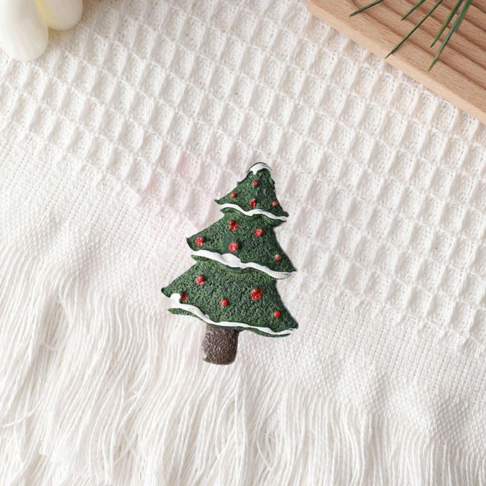 2 Pcs Waterproof Xmas Refrigerator Sticker Handmade Christmas Tree Ornaments  Christma Gift