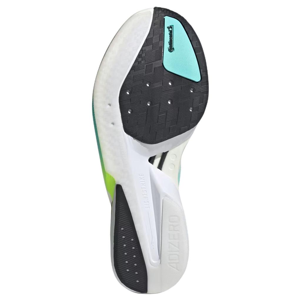 Adidas Adizero Boston 13 Flash Aqua Men Sneakers Green Cloud-White Lucid-Lemon JS4945