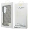 Guess 4G Classic Logo Charm MagSafe Case for Samsung Galaxy S26 Brown