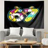 Summer Ice Cream Number 67 Tapestry Accessories Playroom Tapestry, for Bedroom,Livingroom, dormitory Room Wall Decor Fan Birthday Gifts
